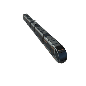 Lowpoly Tram 10